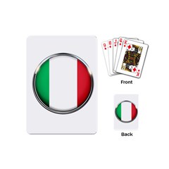 Italy Country Nation Flag Playing Cards (mini)  by Nexatart