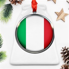 Italy Country Nation Flag Bell Ornament (two Sides) by Nexatart