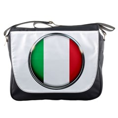 Italy Country Nation Flag Messenger Bags by Nexatart