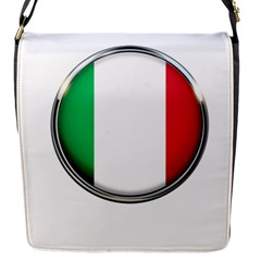 Italy Country Nation Flag Flap Messenger Bag (s) by Nexatart