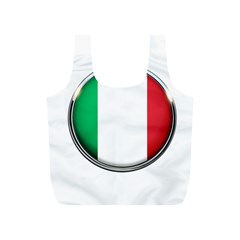 Italy Country Nation Flag Full Print Recycle Bags (s)  by Nexatart