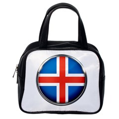 Iceland Flag Europe National Classic Handbags (one Side) by Nexatart