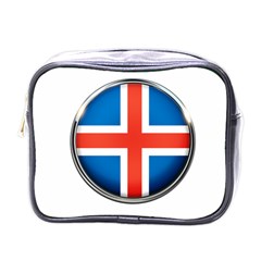 Iceland Flag Europe National Mini Toiletries Bags by Nexatart