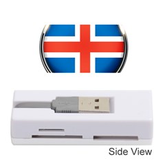 Iceland Flag Europe National Memory Card Reader (stick)  by Nexatart