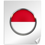 Monaco Or Indonesia Country Nation Nationality Canvas 8  x 10  8.15 x9.66  Canvas - 1