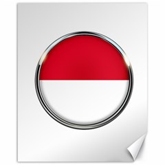 Monaco Or Indonesia Country Nation Nationality Canvas 16  X 20   by Nexatart