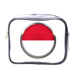 Monaco Or Indonesia Country Nation Nationality Mini Toiletries Bags by Nexatart