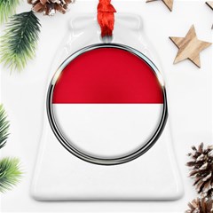 Monaco Or Indonesia Country Nation Nationality Ornament (bell) by Nexatart