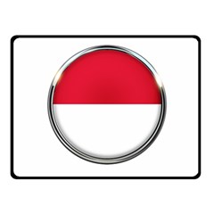 Monaco Or Indonesia Country Nation Nationality Double Sided Fleece Blanket (small)  by Nexatart