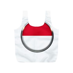 Monaco Or Indonesia Country Nation Nationality Full Print Recycle Bags (s)  by Nexatart