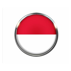 Monaco Or Indonesia Country Nation Nationality Double Sided Flano Blanket (small)  by Nexatart