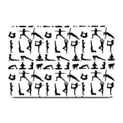 Yoga Pattern Plate Mats by Valentinaart