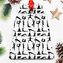 Yoga Pattern Bell Ornament (two Sides) by Valentinaart