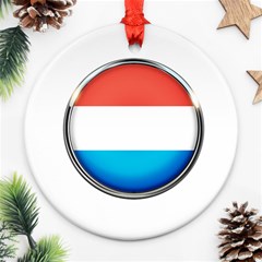 Luxembourg Nation Country Red Ornament (round) by Nexatart