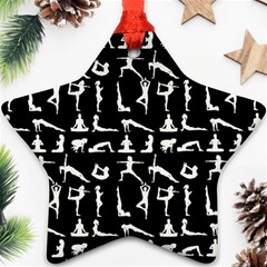 Yoga Pattern Ornament (star) by Valentinaart