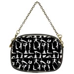 Yoga pattern Chain Purses (Two Sides)  Front