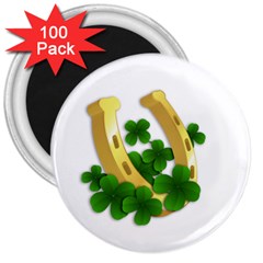  St  Patricks Day  3  Magnets (100 Pack) by Valentinaart