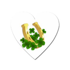  St  Patricks Day  Heart Magnet by Valentinaart