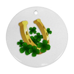  St  Patricks Day  Round Ornament (two Sides) by Valentinaart