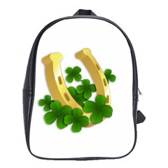  St  Patricks Day  School Bag (large) by Valentinaart