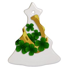  St  Patricks Day  Christmas Tree Ornament (two Sides) by Valentinaart