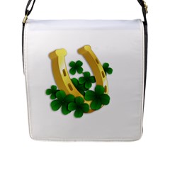  St  Patricks Day  Flap Messenger Bag (l)  by Valentinaart