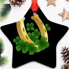  St  Patricks Day  Ornament (star) by Valentinaart