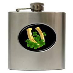  St  Patricks Day  Hip Flask (6 Oz) by Valentinaart