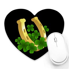  St  Patricks Day  Heart Mousepads by Valentinaart