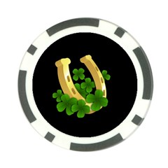  St  Patricks Day  Poker Chip Card Guard by Valentinaart