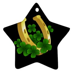  St  Patricks Day  Ornament (star) by Valentinaart