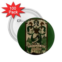  St  Patricks Day  2 25  Buttons (100 Pack)  by Valentinaart