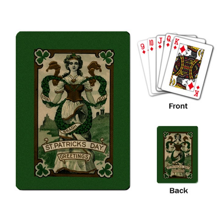  St. Patricks day  Playing Card