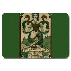  St  Patricks Day  Large Doormat  by Valentinaart