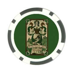  St  Patricks Day  Poker Chip Card Guard by Valentinaart