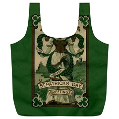  St  Patricks Day  Full Print Recycle Bags (l)  by Valentinaart