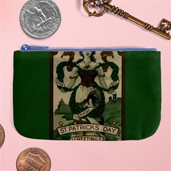  St  Patricks Day  Large Coin Purse by Valentinaart