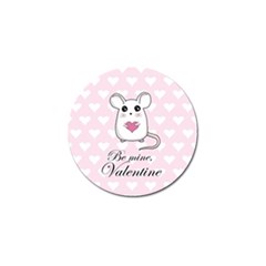 Cute Mouse - Valentines Day Golf Ball Marker (4 Pack) by Valentinaart