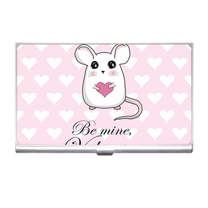 Cute mouse - Valentines day Business Card Holders