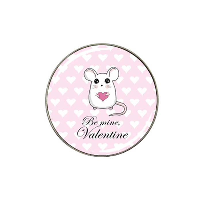 Cute mouse - Valentines day Hat Clip Ball Marker