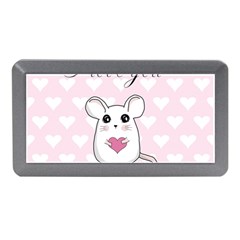 Cute Mouse - Valentines Day Memory Card Reader (mini) by Valentinaart