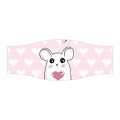 Cute Mouse - Valentines Day Stretchable Headband by Valentinaart