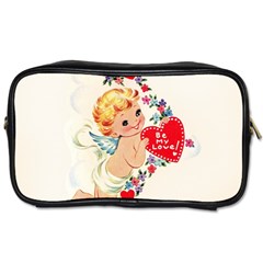 Cupid - Vintage Toiletries Bags 2-side by Valentinaart