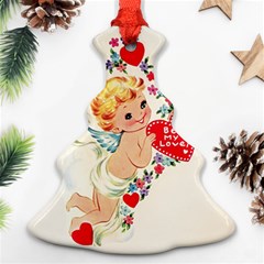 Cupid - Vintage Ornament (christmas Tree)  by Valentinaart