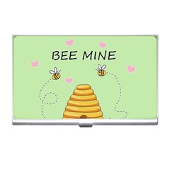 Bee Mine Valentines Day Business Card Holders by Valentinaart