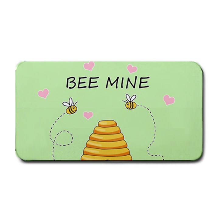 Bee mine Valentines day Medium Bar Mats