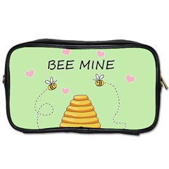 Bee Mine Valentines Day Toiletries Bags 2-side by Valentinaart