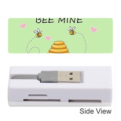 Bee Mine Valentines Day Memory Card Reader (stick)  by Valentinaart