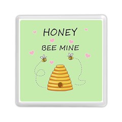 Bee Mine Valentines Day Memory Card Reader (square)  by Valentinaart