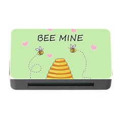 Bee Mine Valentines Day Memory Card Reader With Cf by Valentinaart